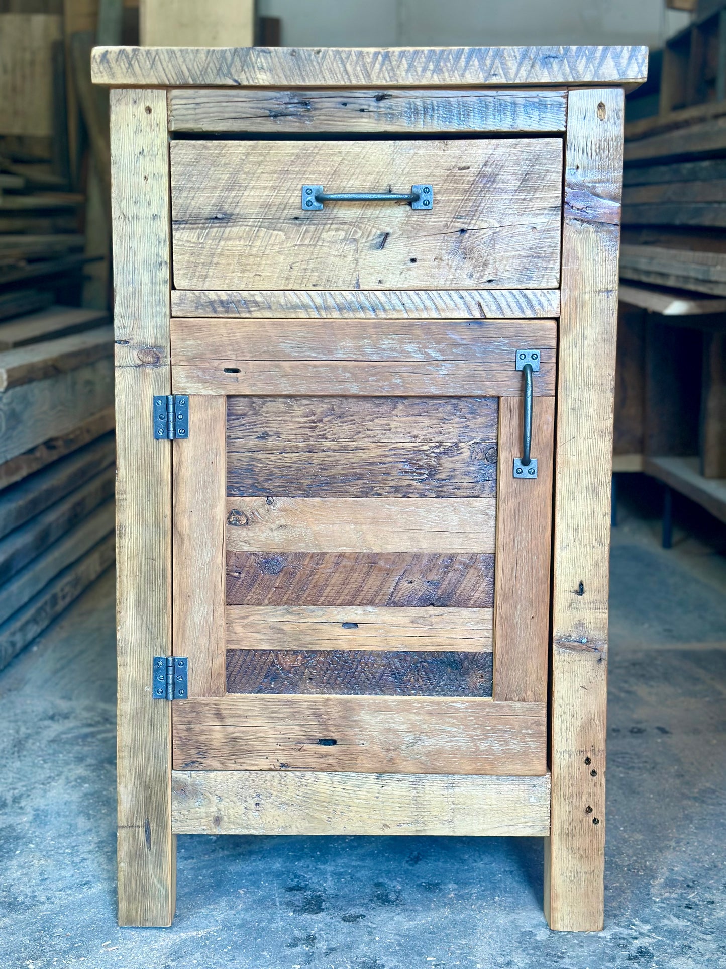 2' L Rustic Reclaimed Wood Cabinet