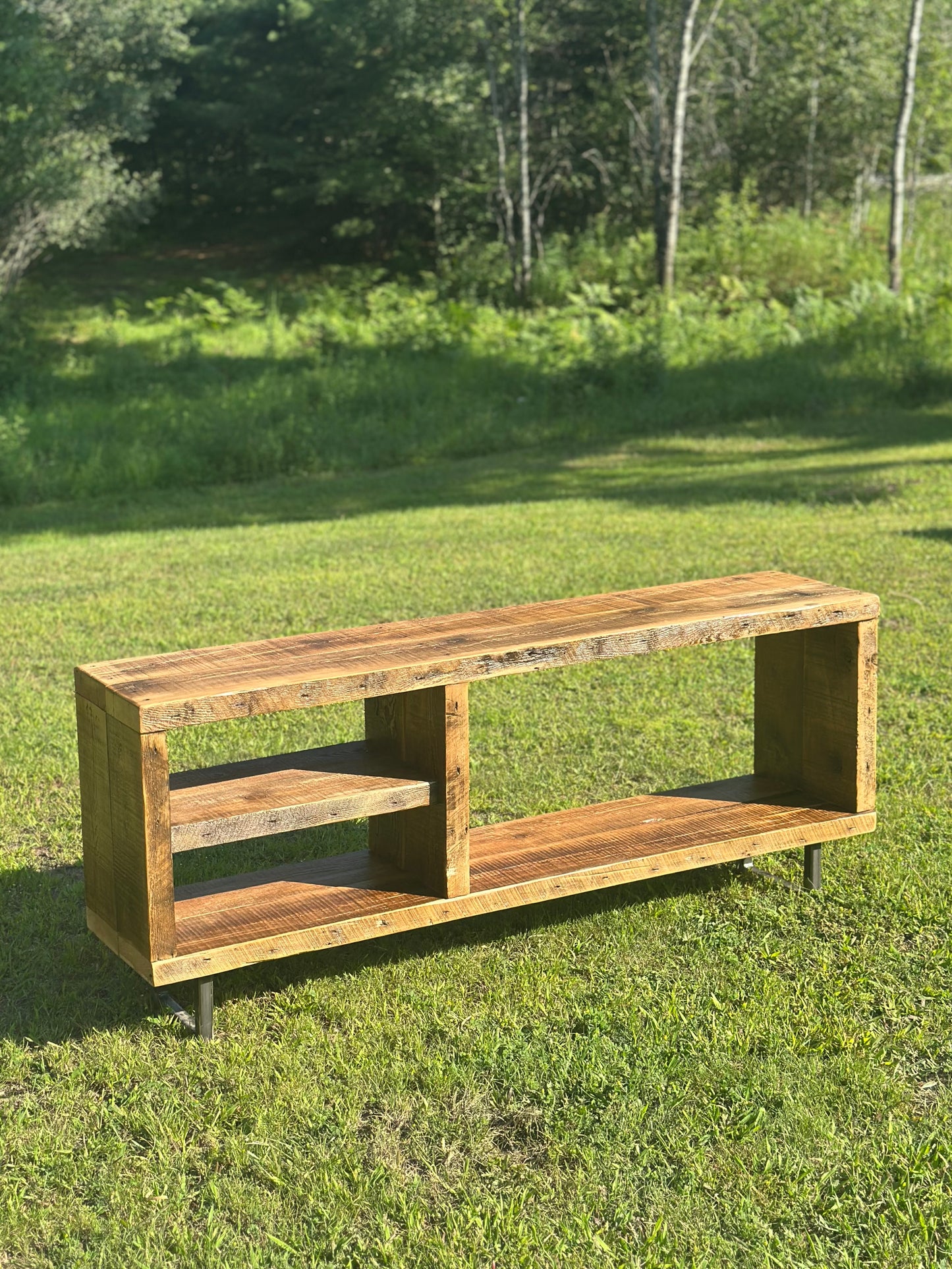 5' L Rustic Wood Media / Console Table