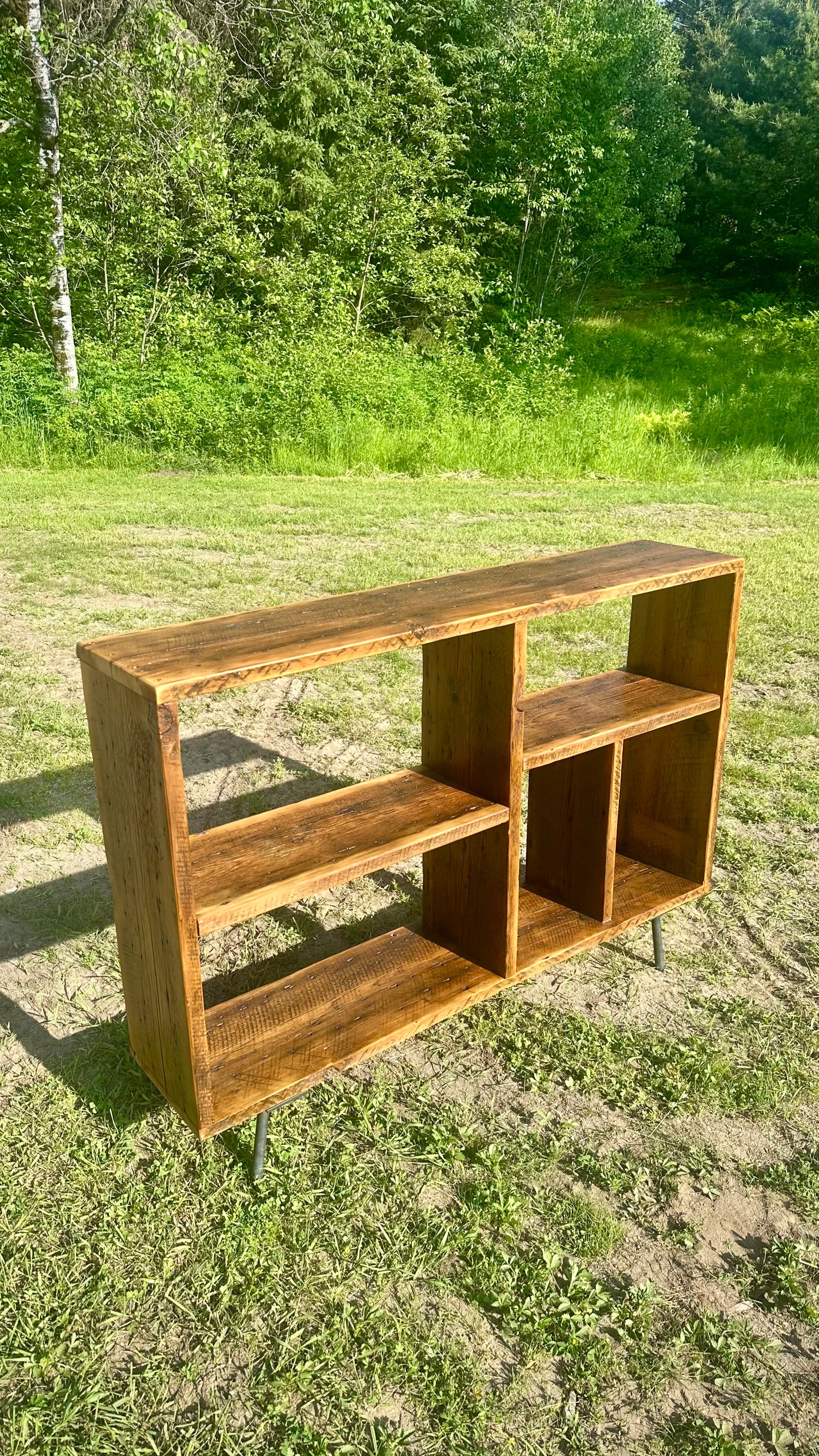 4’ L Rustic Wood Media / Console Table