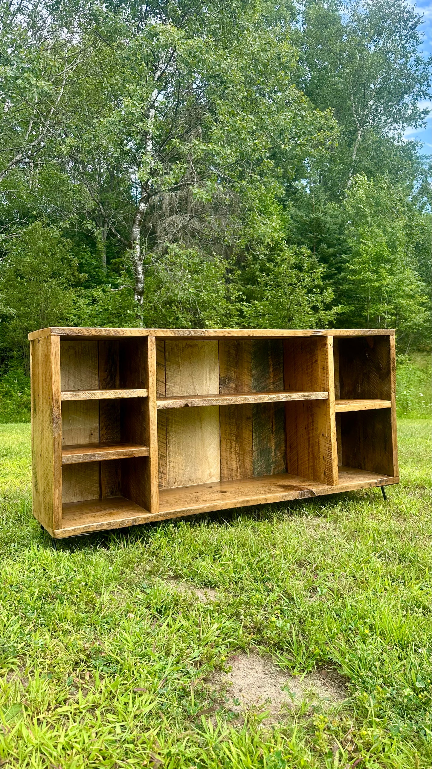4 1/2’ L Rustic Reclaimed Wood Media / TV Stand