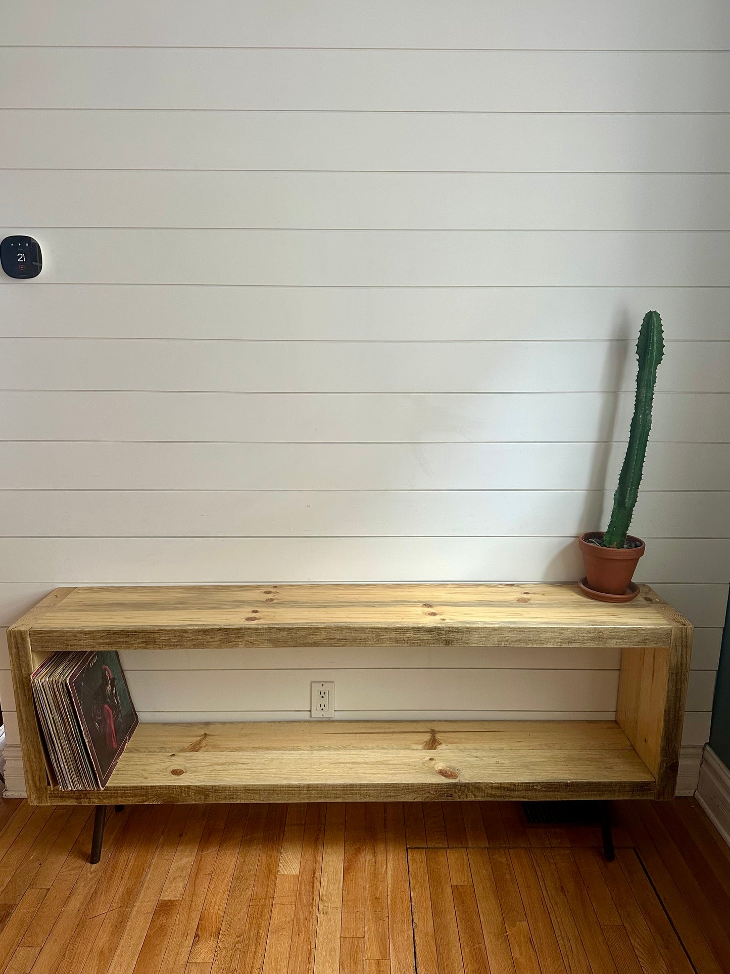 6’ Rustic Wood Minimalist Console Table