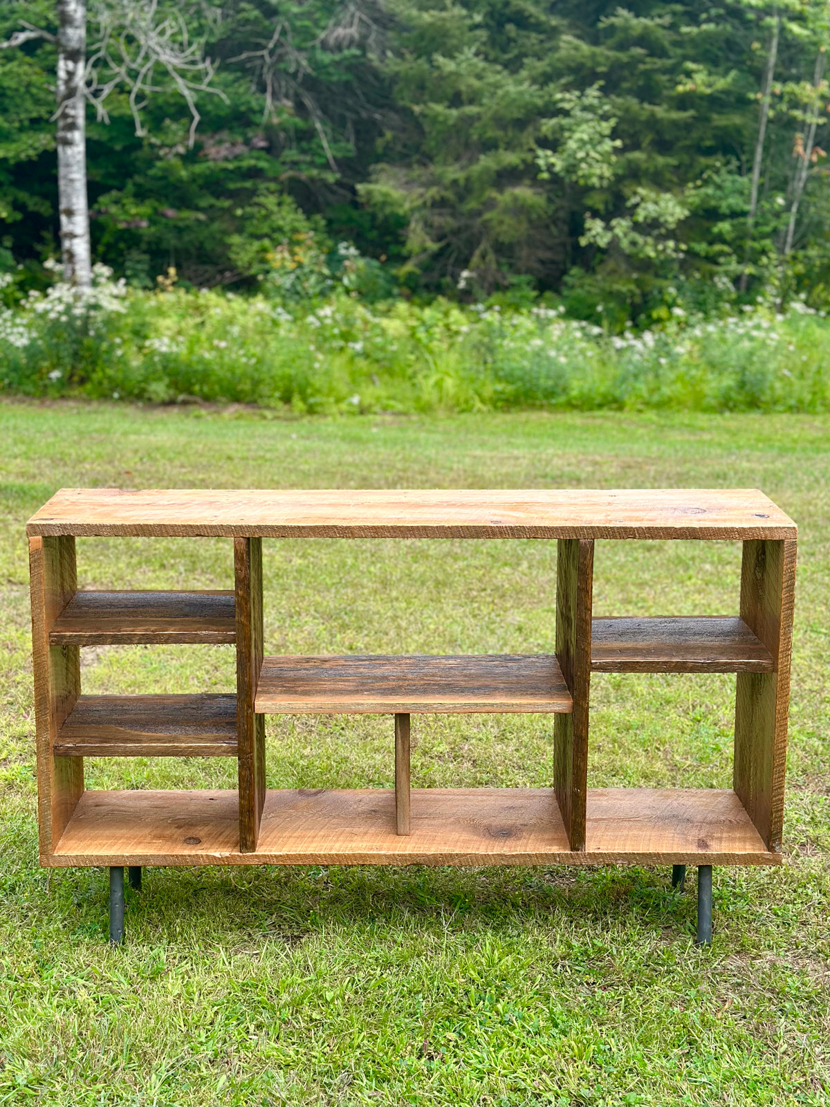 4.5' L Rustic Reclaimed Wood Table