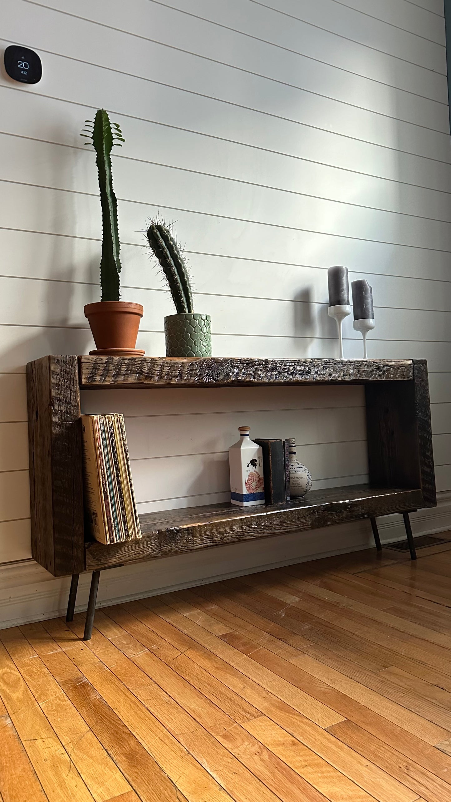 4 1/2’ Rustic Wood Console Table / Media Stand