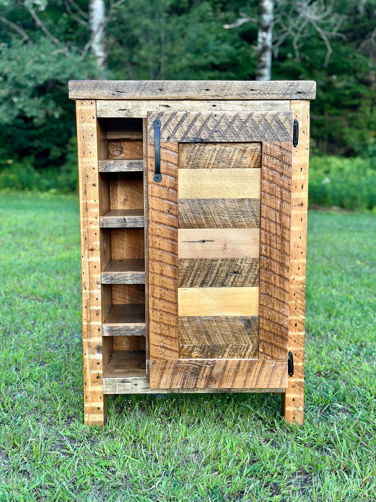 Rustic Reclaimed Wood Cabinet