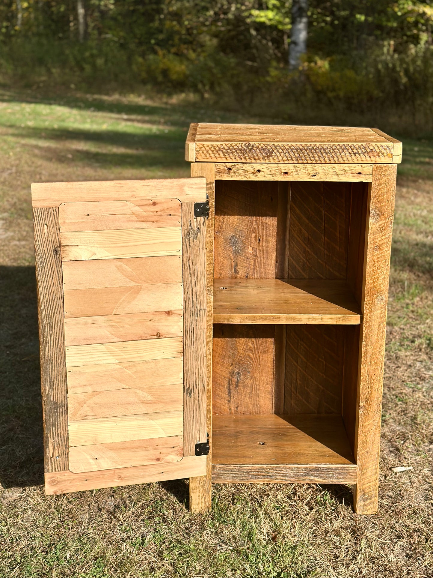 Rustic Reclaimed Wood Compact Cabinet