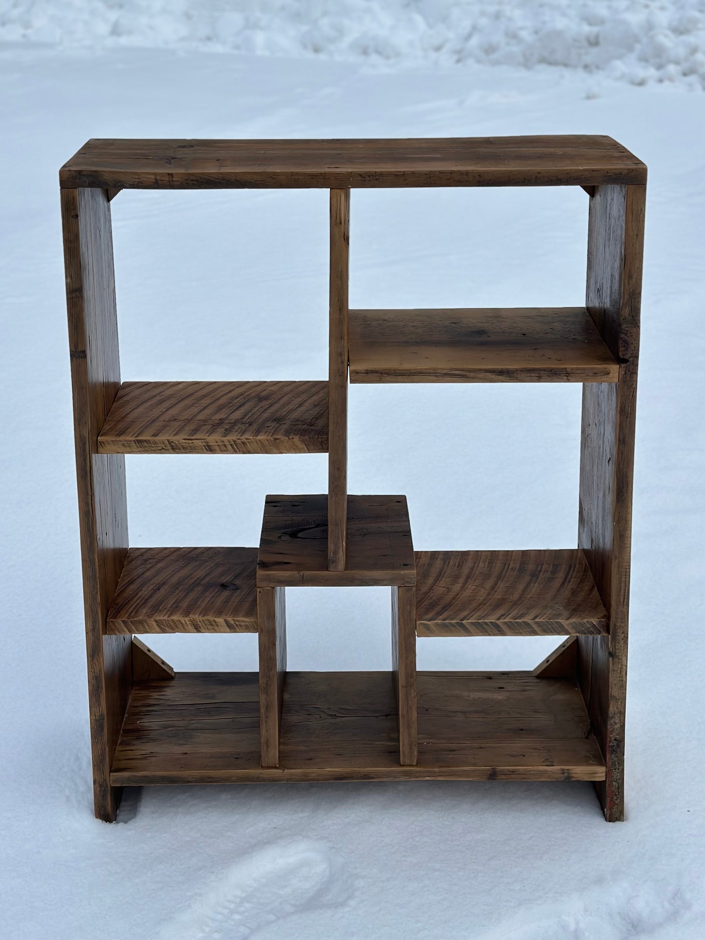 Rustic Reclaimed Wood Bookcase