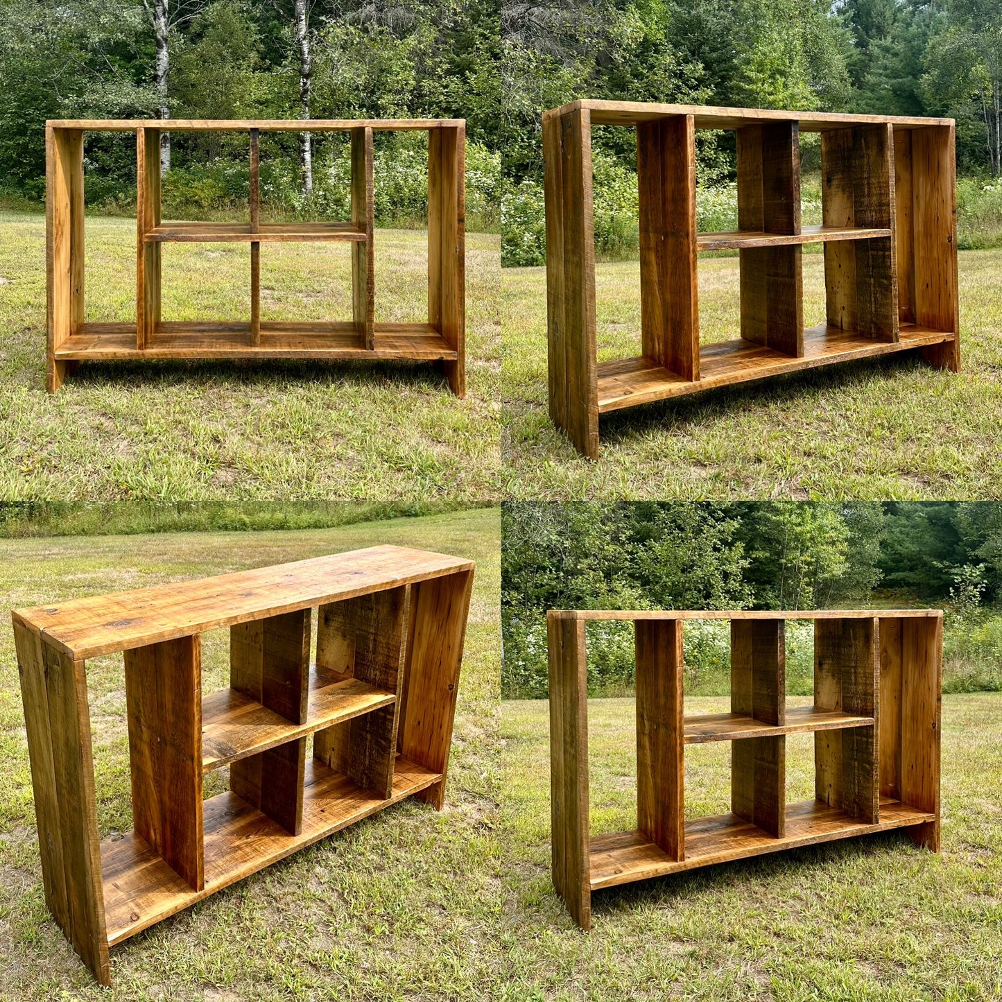 4.5’ L Rustic Reclaimed Wood Console / Hallway Table