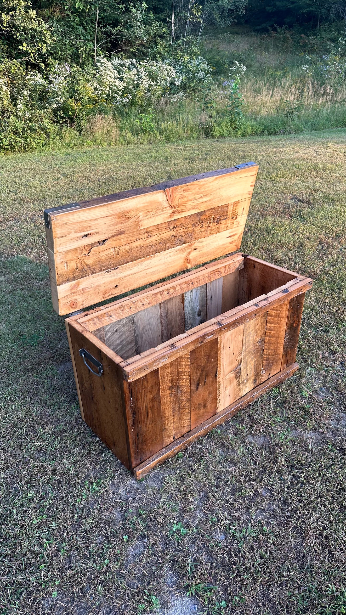 3’ L Rustic Reclaimed Wood Chest / Coffee Table / Bench
