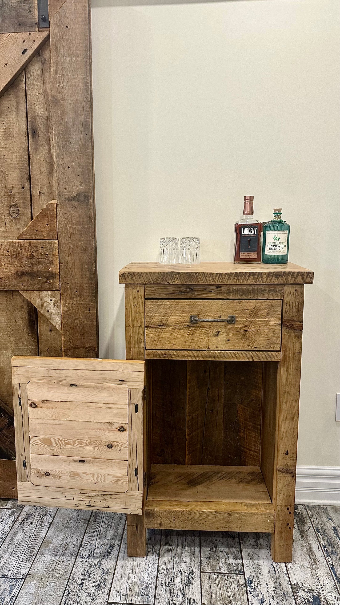 2' L Rustic Reclaimed Wood Cabinet