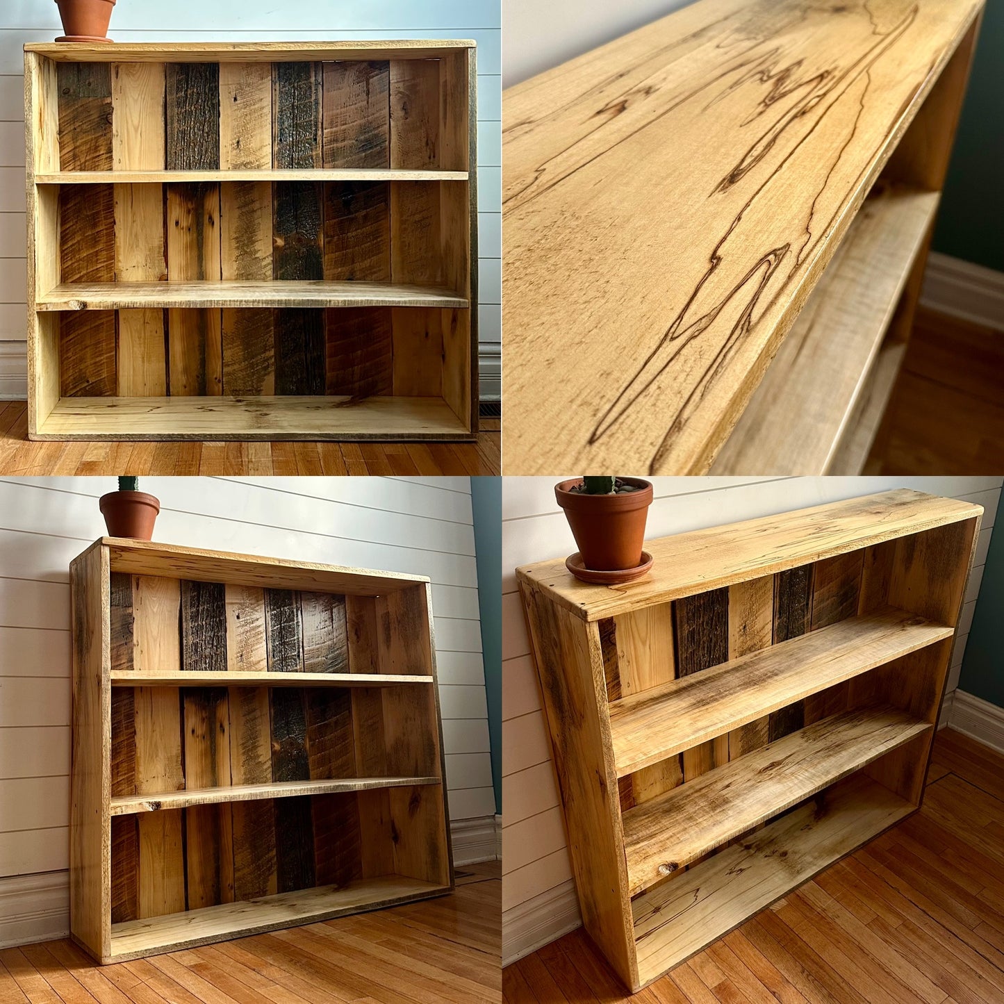 Rustic Wood Bookcase / Shelf