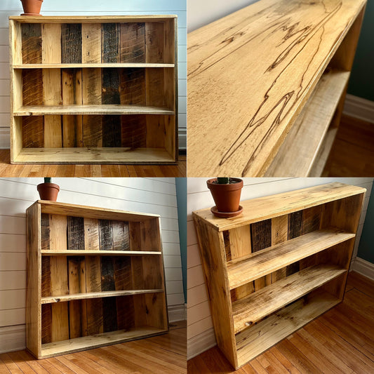 Rustic Wood Bookcase / Shelf
