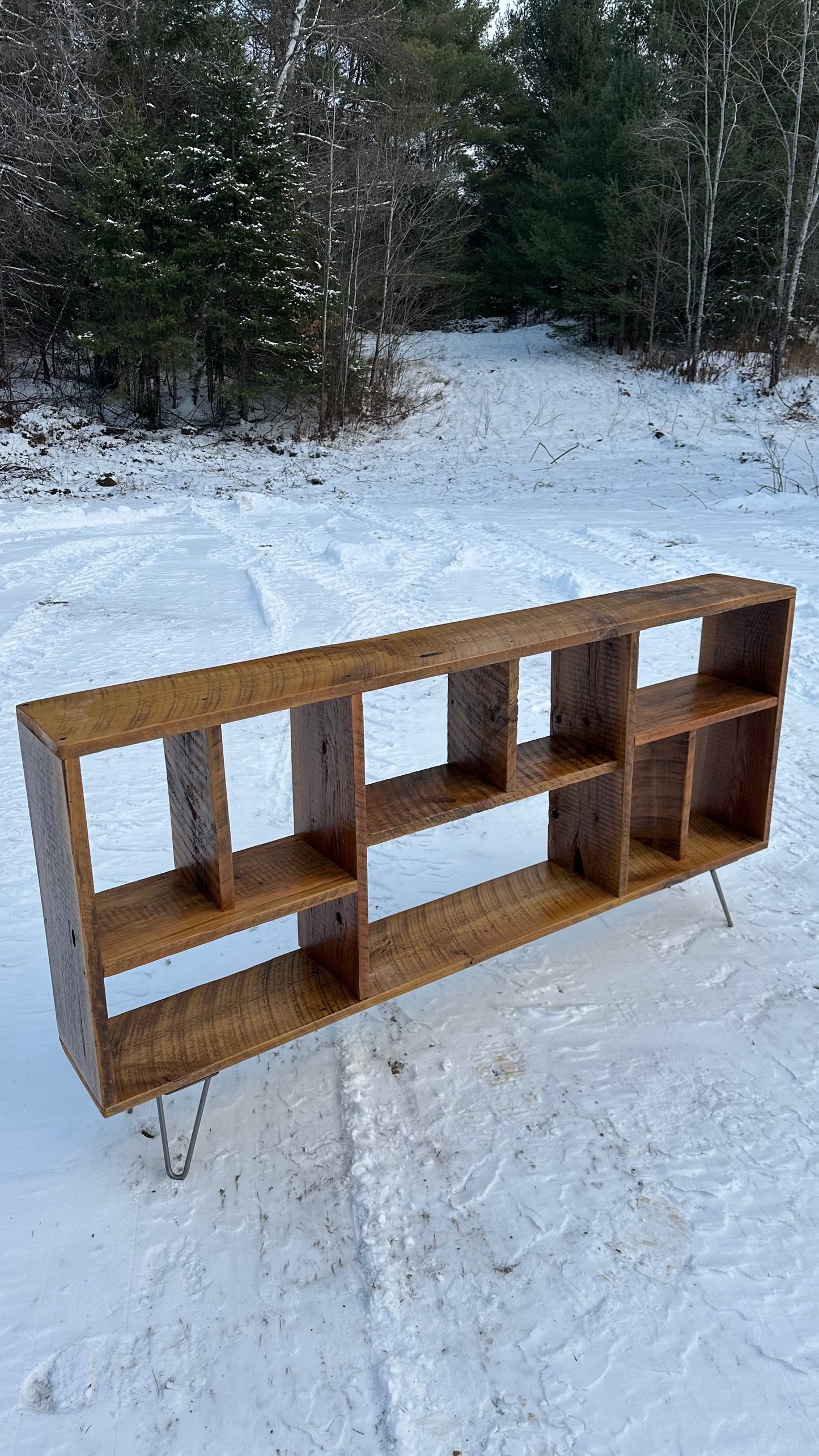 6’ L Rustic Reclaimed Wood Console / Hallway Table