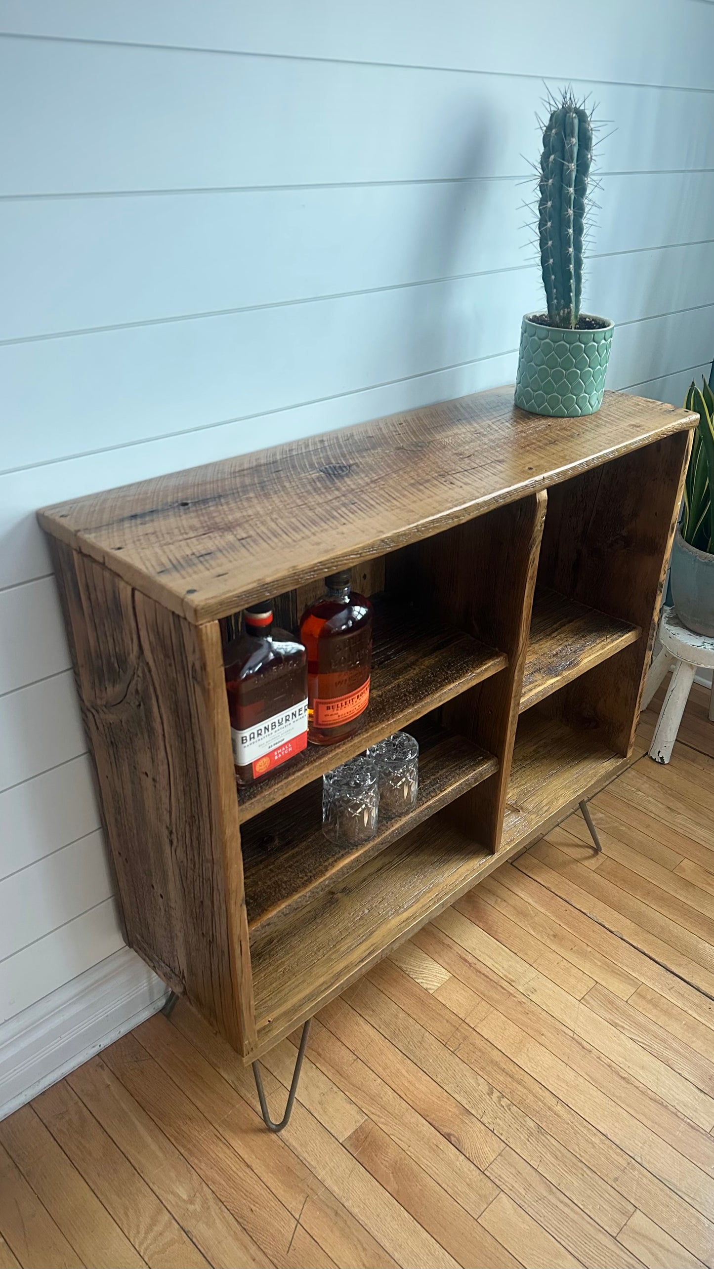 3’ L Rustic Wood Table / Shelf