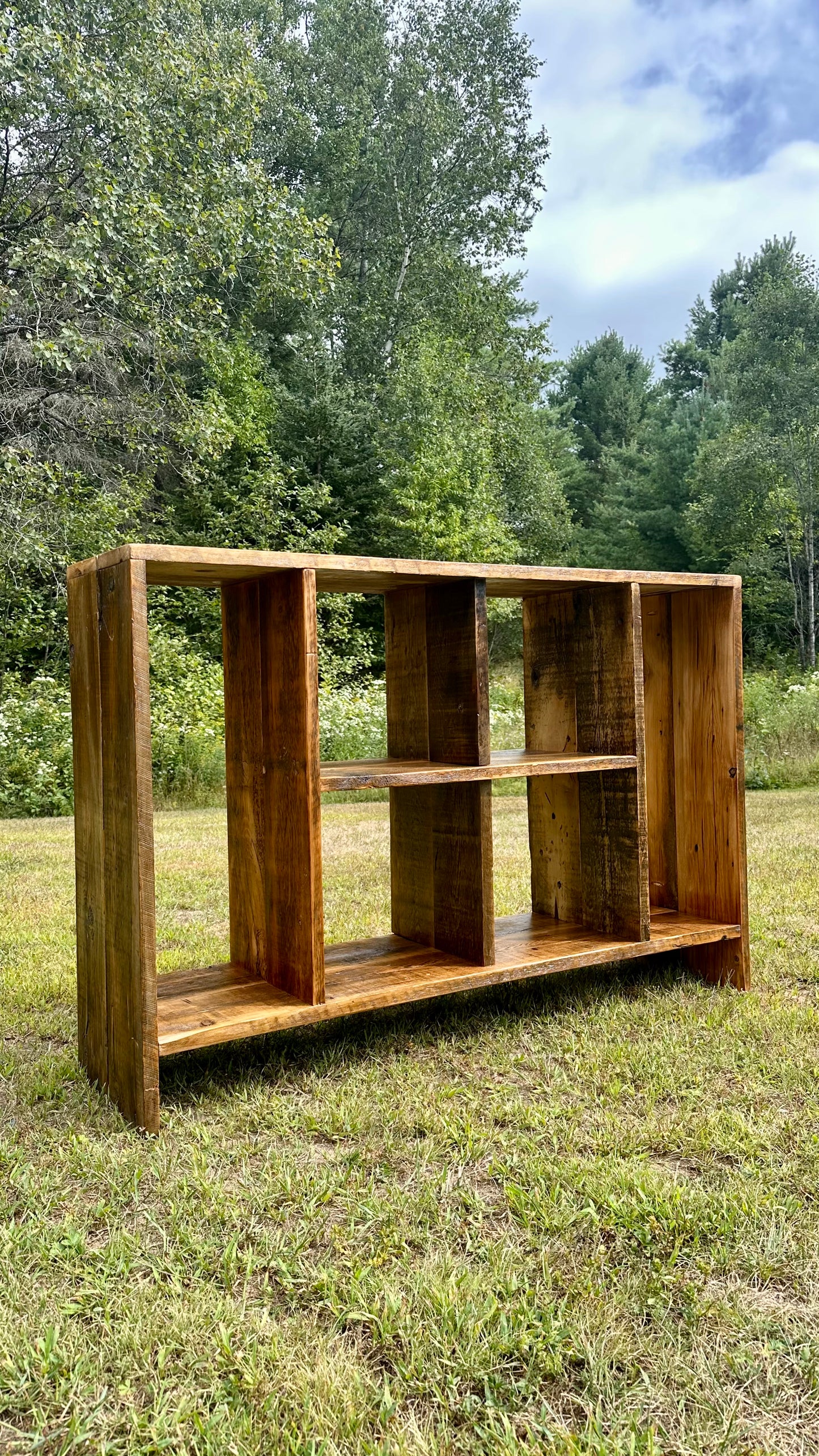 4.5’ L Rustic Reclaimed Wood Console / Hallway Table
