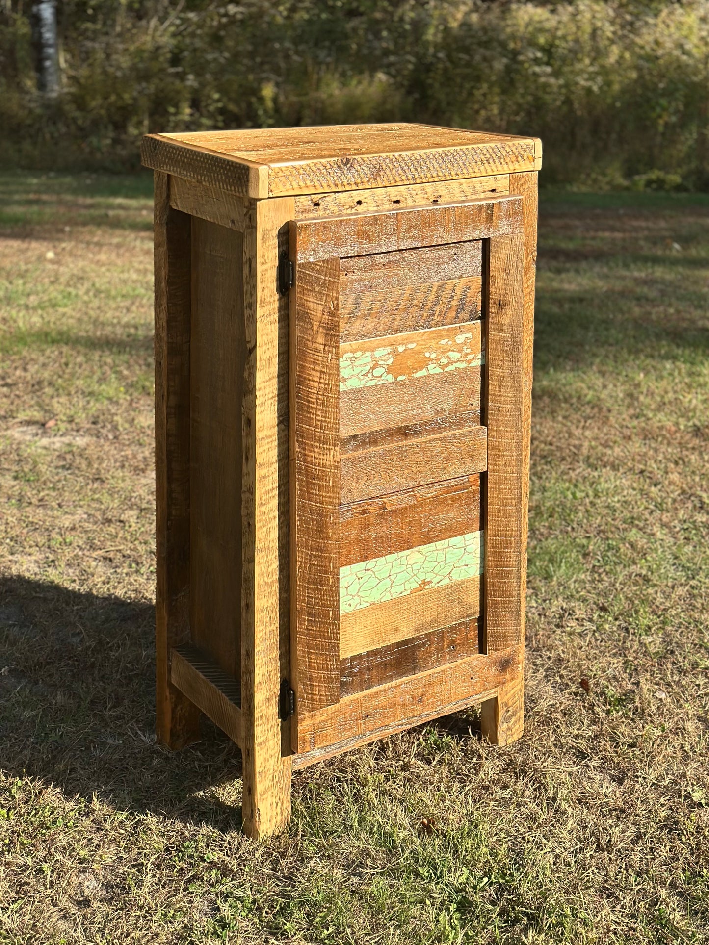 Rustic Reclaimed Wood Compact Cabinet
