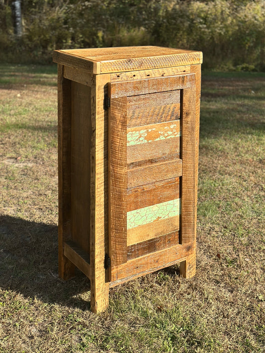 Rustic Reclaimed Wood Compact Cabinet