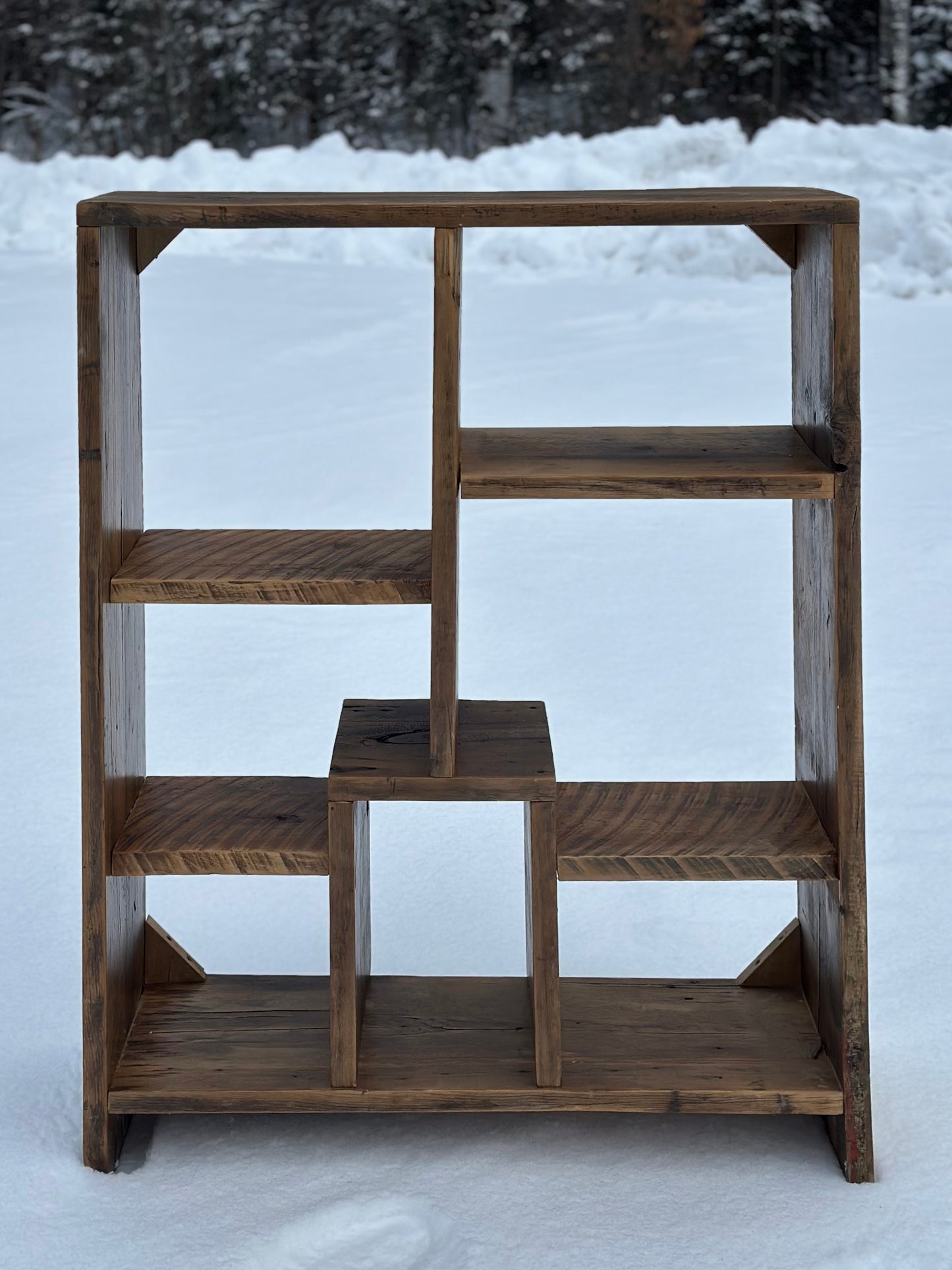 Rustic Reclaimed Wood Bookcase