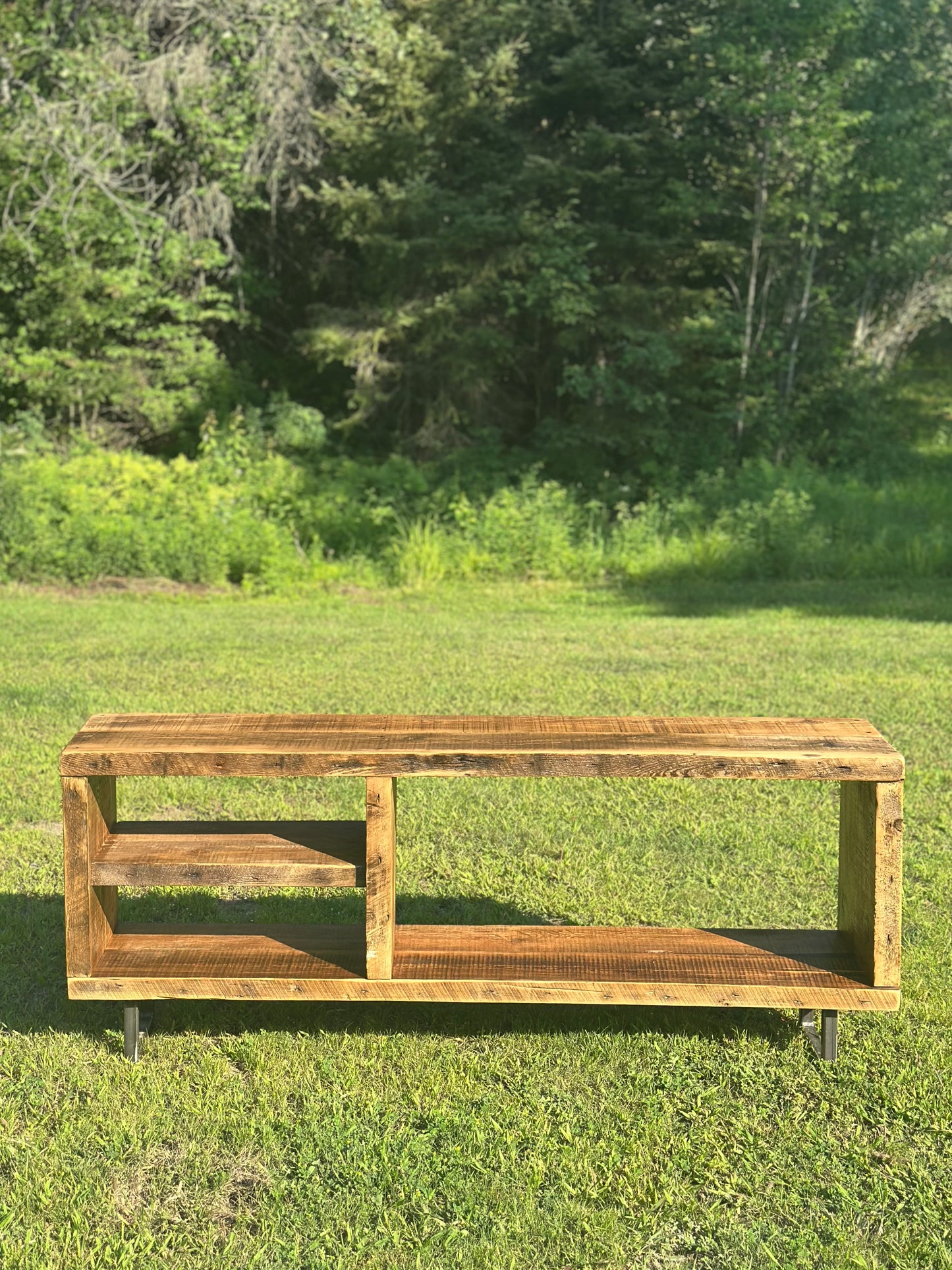 5' L Rustic Wood Media / Console Table