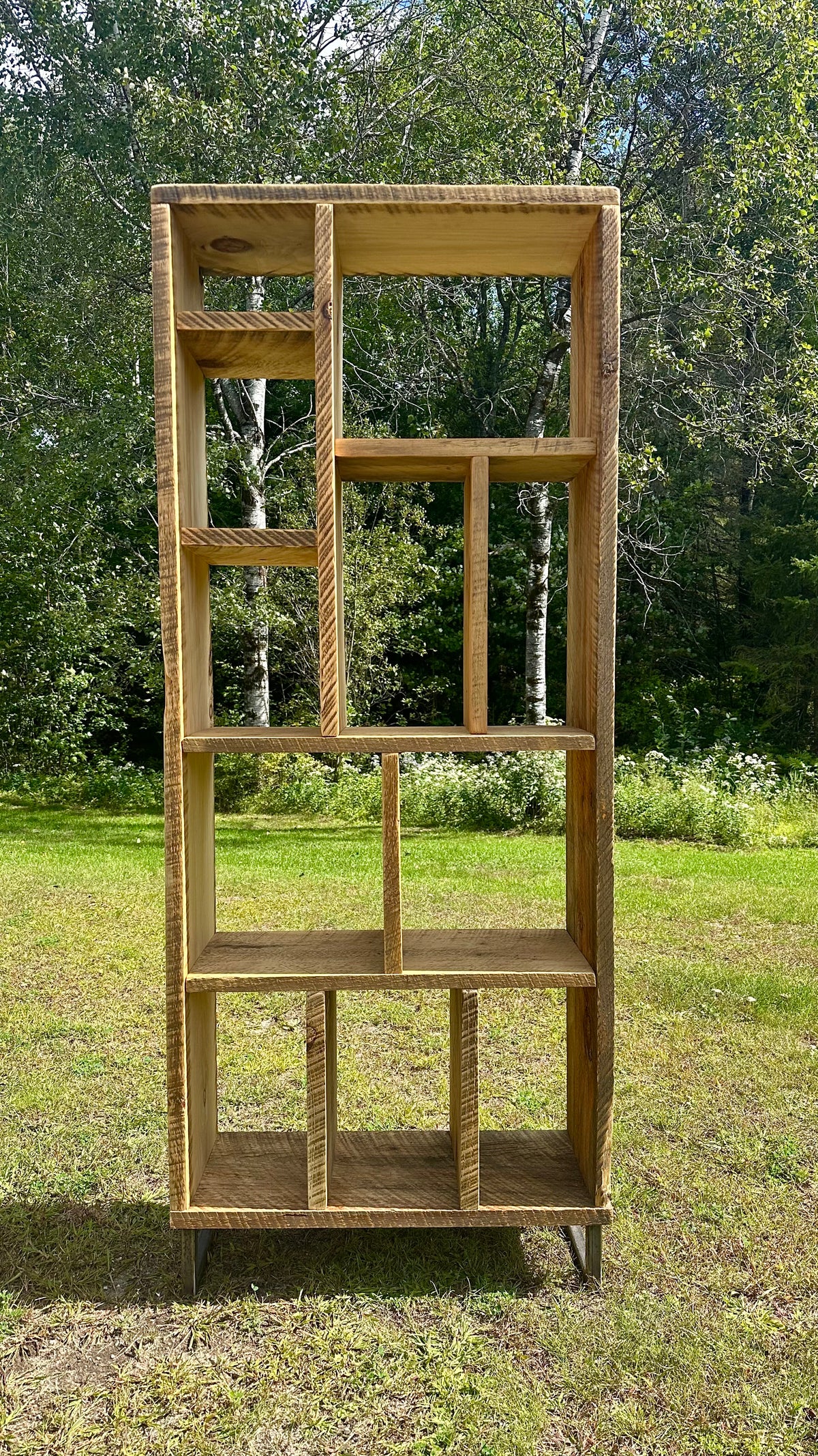 6' H Rustic Wood Bookcase / Shelf