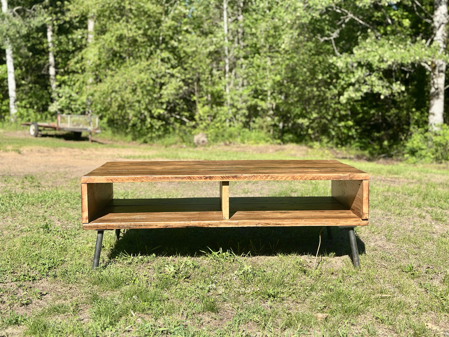 4' L Rustic Reclaimed MCM Style Table