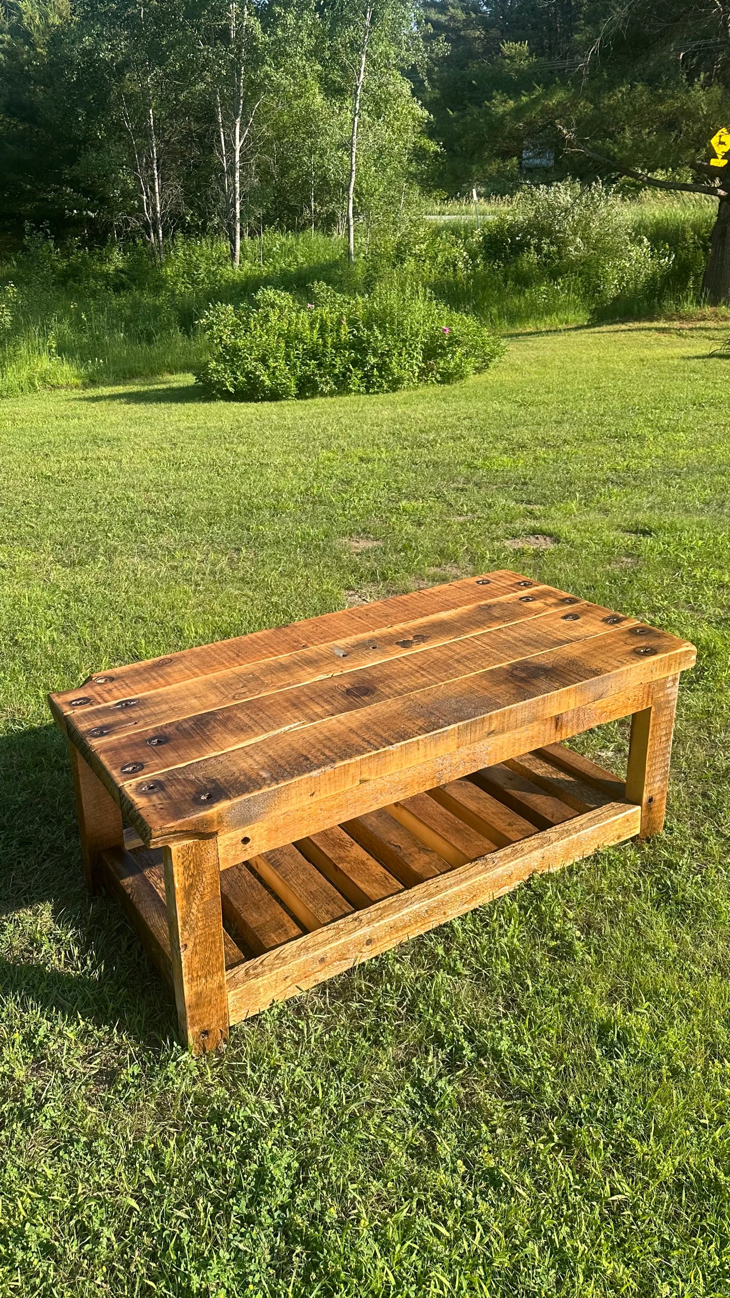 2x4’ Rustic Wood Farmhouse Style Coffee Table